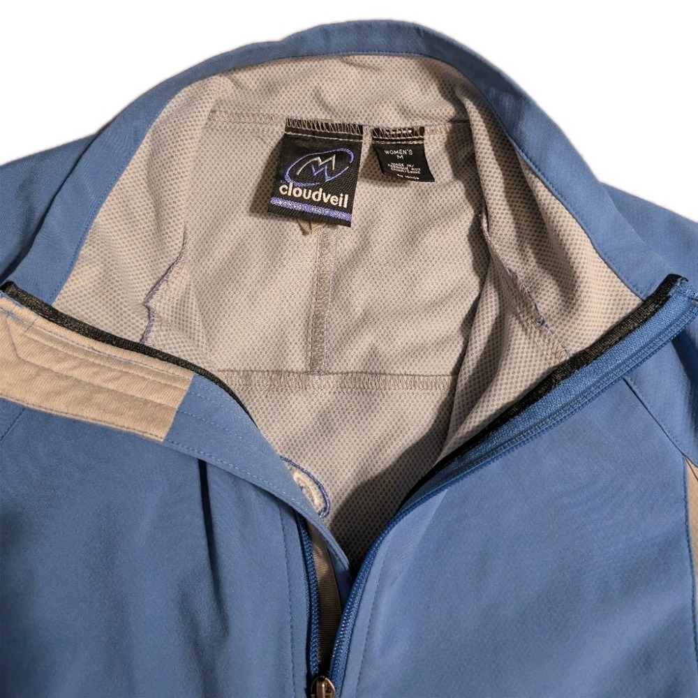 Cloudveil Softshell Jacket Womens M Blue Full Zip Outdoor Hiking Lightweight - Picture 3 of 8